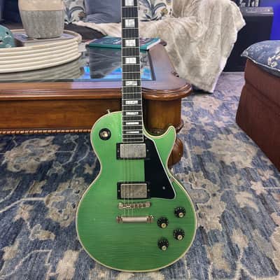 Rare Jade Green Gibson Custom Shop Murphy Lab '68 Les Paul Custom Reissue Light Aged image 1