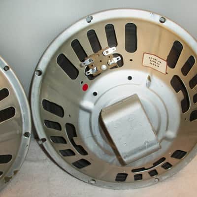 Pair of Oxford 465-817 Vintage 1960's Guitar Amplifier Alnico 12" inch 8 Ohm Speakers for Fender amp image 6