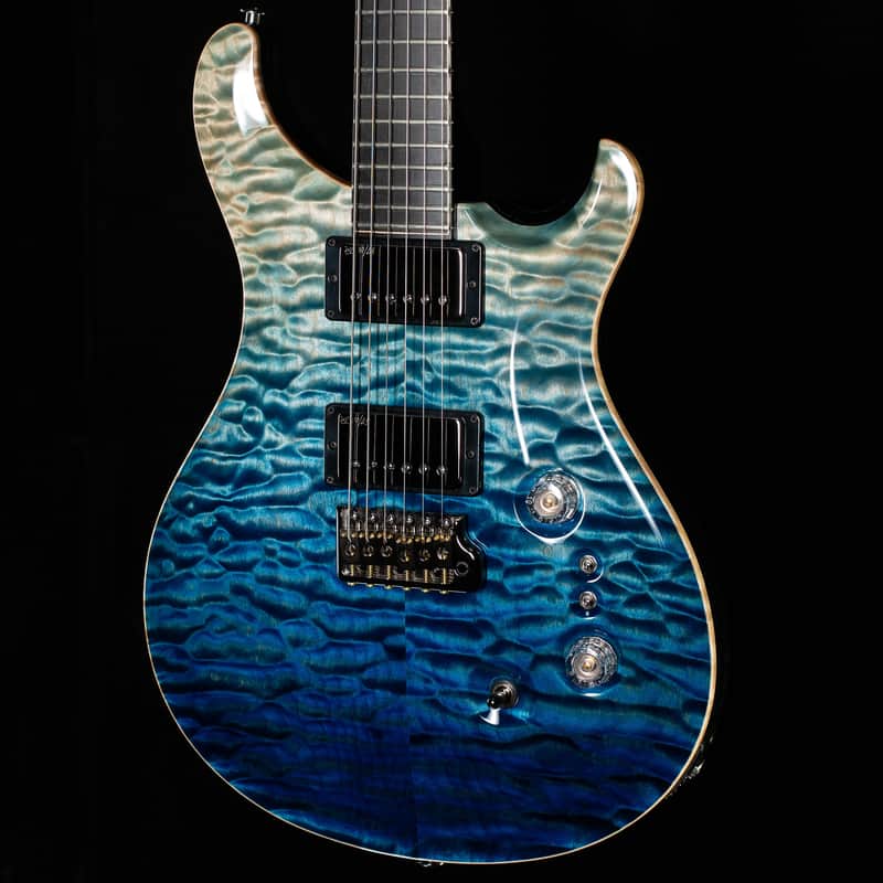 PRS Private Stock 11088 Custom 24-08 Birds of Flight Whale Blue Fade (419) image 1