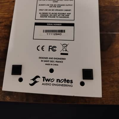 Two Notes Torpedo Captor X 8ohm Stereo Reactive Load Box / Attenuator 2020 - White image 3