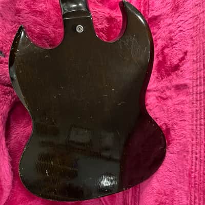 Gibson SG II 1974 with case Walnut vintage mini humbucker image 8