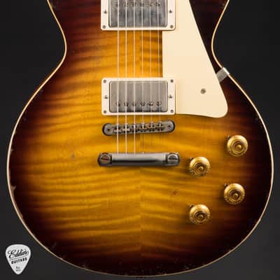2022 - Gibson Custom Shop Made 2 Measure Murphy Lab '59 Les Paul Standard Murphy Painted Ultra Heavy Aged Kindred Burst image 2