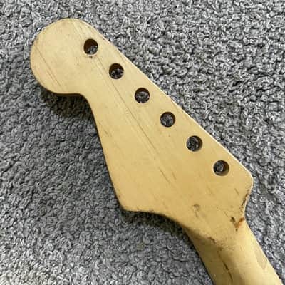 Mini Short Scale Guitar Strat Style Neck, Rosewood 22 Frets Fingerboard image 5