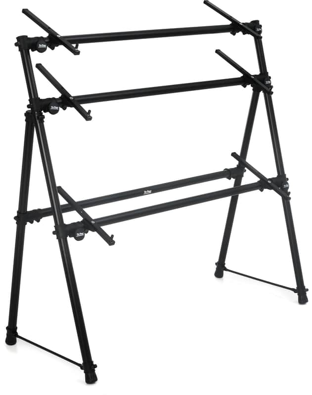 On-Stage KS7903 3-Tier A-Frame Keyboard Stand (5-pack) Bundle image 1