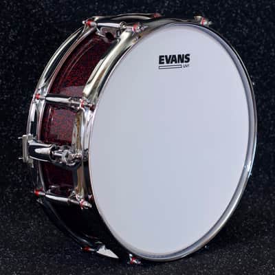 TreeHouse Custom Drums 5-Piece Maple Drumset - Red Galactic Wrap image 8