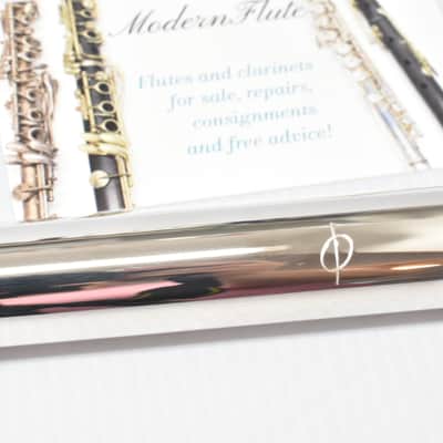 Mint Jupiter diMedici 911 Semi-Pro Flute by Altus Sterling D6 Head w/ Open Hole Offset G Split E & B Foot Like New image 3