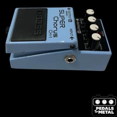 Boss CH-1 Super Chorus (Dark Gray Label) 2001 - Present - Blue - X18517 image 5