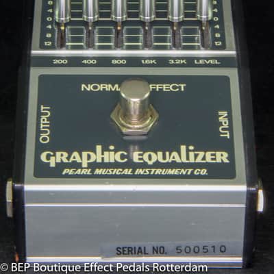 Pearl F-603 Graphic Equalizer s/n 500510 late 70's Japan image 6