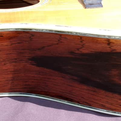 K Yairi YW-1000 Hand Crafted B. Rosewood Jacaranda Japan Vintage 1974 with Low Action image 16