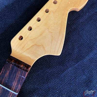 Guitar Mill Jag/Stang-Style Replacement Neck / 2 pc. Maple & Indian Rosewood / 24" Scale Length! / Classic C / Gloss / Closet Clean (#GIN-3898) image 3