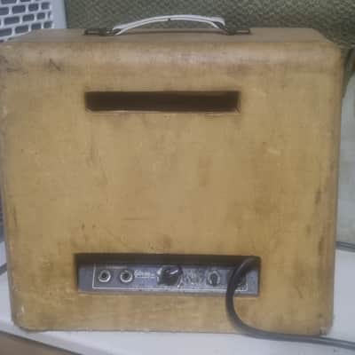 Gibson BR-9 10-Watt 1x8" Guitar Combo 1948 - 1950 - Ivory Leatherette with Trapezoid Grille image 2
