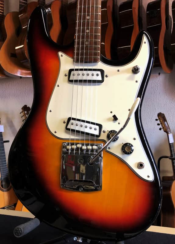Belle Aria  1802T fabriquée à la fin des années 60 au Japon idem Epiphone ET-270 Kurt Cobain NIRVANA image 1