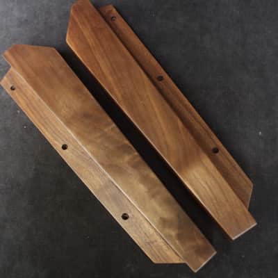 Akai AX80 Synthesizer American Walnut Side Panels image 3