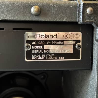 Immagine Roland JC-20 Jazz Chorus 20-Watt 2x5" Guitar Combo 1992 - 1996 - Black - 6