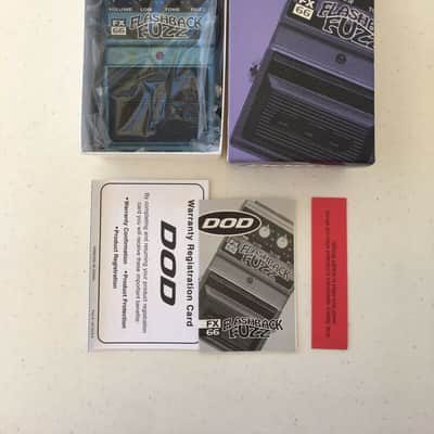DOD Digitech FX66 Flashback Fuzz Rare Vintage Guitar Effect Pedal New Old Stock image 1