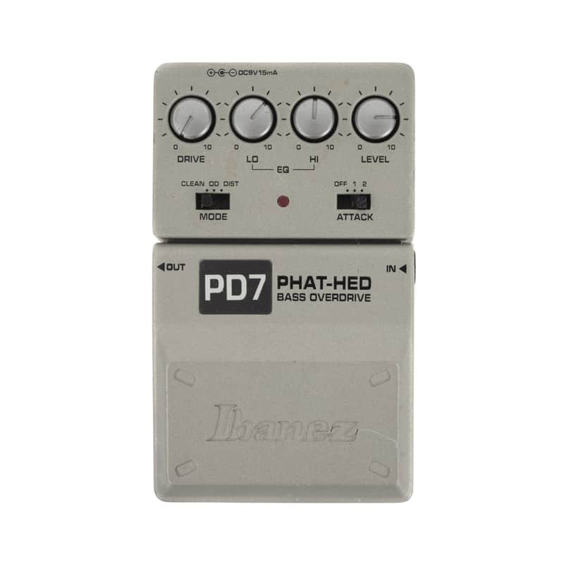 Ibanez PD7 PHAT-HED ベースオーバードライブ Ibanez PD7 Phat-Hed Bass Overdrive | Reverb