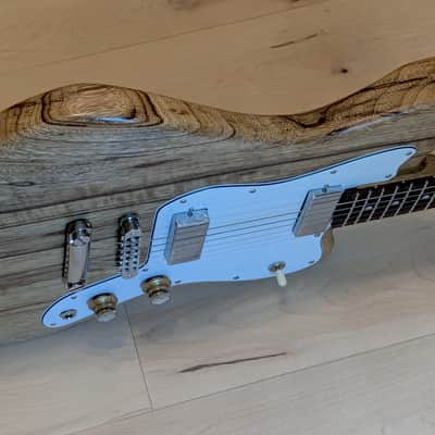 Four Winds JX72 Jazzmaster style Black Limba Stoptail Offset * Mojotone Firebird Pickups * USA Luthier Handmade image 11