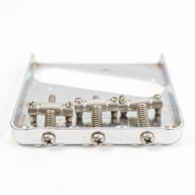 Vintage Authentic Fender Telecaster Bridge Nickel Plated image 4