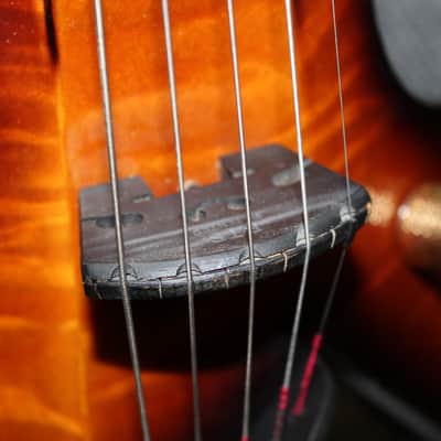 Mark Wood WV-CB5F-B 5 String Fretted Electric Violin, Viper (USED) Sunburst image 4
