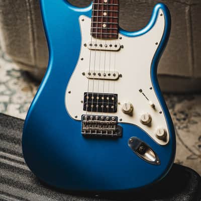 Xotic USA California Classic XSC Pro-2 SSH Light Aging-Lake Placid Blue w/Roasted Flame Maple Neck & Indian Rosewood FB image 1