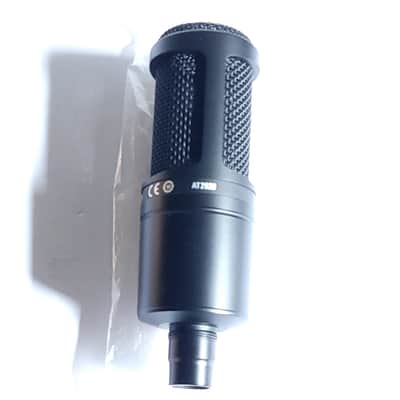 Audio-Technica AT2020 Large Diaphragm Cardioid Condenser Microphone 2010s - Black image 1