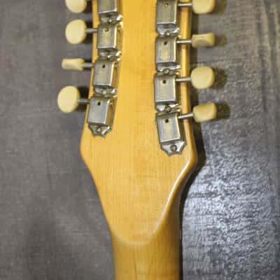 Mosrite Celebrity 12 String 1965 Trans Cherry Red/With Original Case image 16