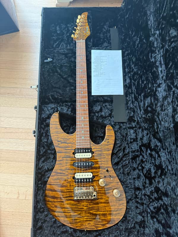 Like New 2024 Suhr Custom Shop Modern Set Neck - 5A birdseye maple neck image 1