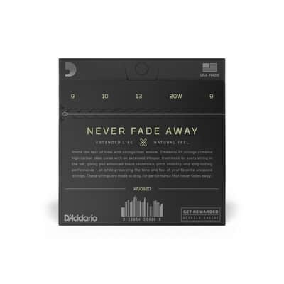 D'Addario XT 9-20 Light NPS Coated 5 String Banjo Strings - XTJ0920 image 4