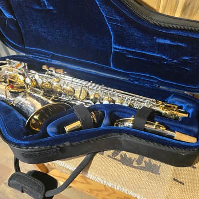 Buescher True Tone Alto Sax 1925 - Silver and 24K Gold Plate image 14