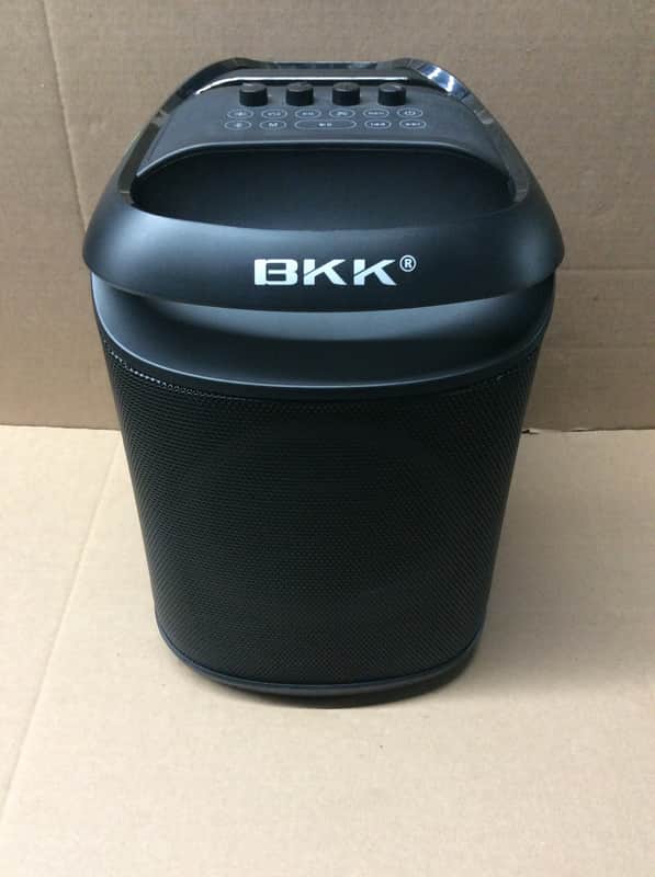 Waterproof Karaoke Bluetooth speaker with LED, Echo, TWS TF Card, mic input image 1