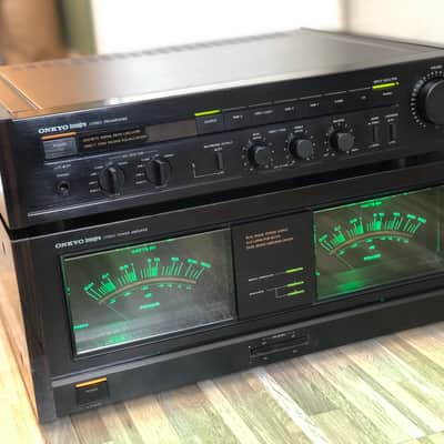 Classic Onkyo Integra M-504 Dual Monoblock 165WPC Amp & P-304 MM/MC Preamp ~LED UPGRADE~ SERVICED ! image 3