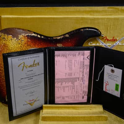 Fender Custom Shop SR25 Custom Deluxe Stratocaster Heavy Relic 3-Tone Sunburst Sparkle 2026 w/OHSC image 13