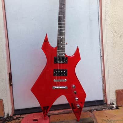 B.C. Rich Warlock Acrylic 2000 RED image 6