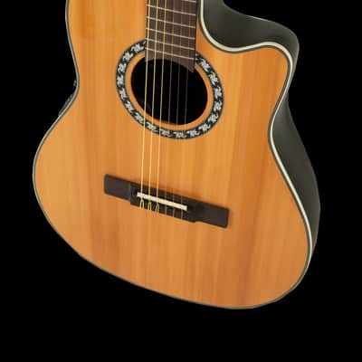 Ovation Pro Series Classic Nylon Legend E-Acoustic Classic Guitar 1773AX-4 Natural (1773AX-4-G) image 7