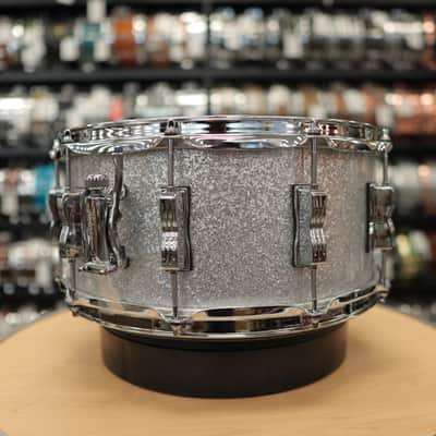 Ludwig Legacy Maple 6.5x14" Snare Drum (Silver Sparkle) image 6