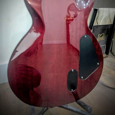 Left Handed ESP LTD Eclipse EC-1000 Mid 2000's - See thru black cherry image 7