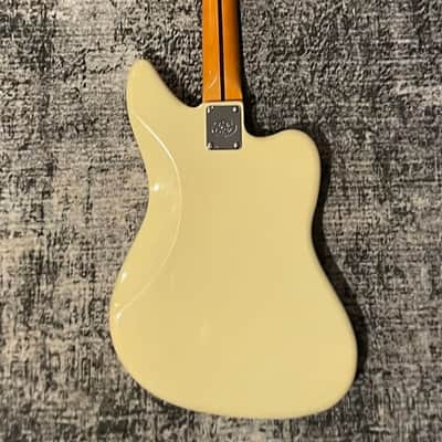 SX Ursa 4 RN VW Left Hand Lefty Jaguar Style Bass Vintage White + Gig Bag Out of Production image 4