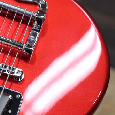 Duesenberg Julietta Baritone Catalina Red Solid Alder Body Electric Guitar w/Bag image 14