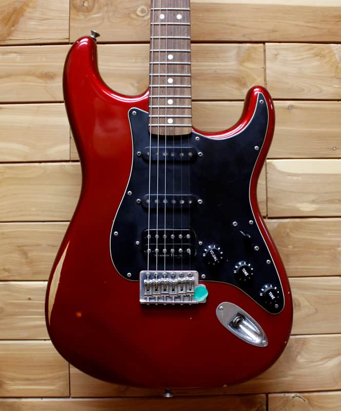 Fender Road Worn Player Strat HSS Rosewood Candy Apple Red Electric Guitar 0131610309 image 1