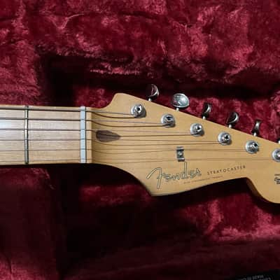 Fender Vintera Road Worn '50s Stratocaster Surf Green w/ Fender tweed HSC image 6