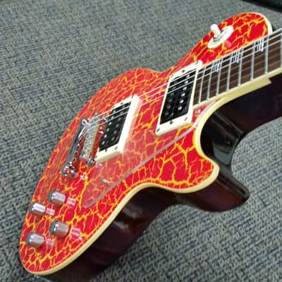 Epiphone Les Paul Limited Edition Nuclear Crackle 2000 Red/Yellow