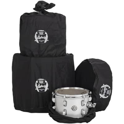 Ludwig LC2797 Breakbeats by Questlove 4-Piece Drum Shell Pack, Silver Sparkle image 4