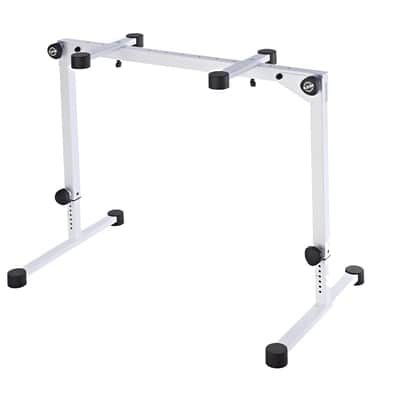 K&M 18820 Omega Pro Table-Style Keyboard Stand (White) [DEMO]