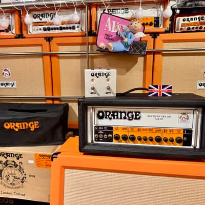 Orange ROCKERVERB 100H ( 100 W/70 W/50 W/30W) - BLACK EDITION image 19