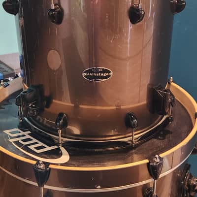 PDP Mainstage By DW 4pc Drum Kit 10/12/14/22 Bronze Metallic image 10