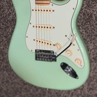 2020 Fender Player Stratocaster with Maple Fretboard electric guitar green image 3