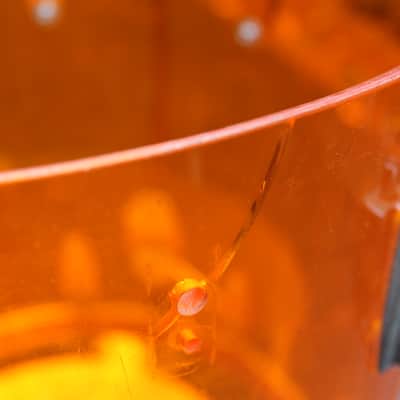 Ludwig Vistalite Toms 70's Amber image 21