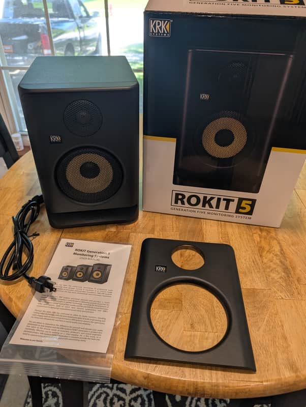 KRK RP-5 Rokit G5 5" Active Studio Monitors - Single 2024 - Present - Black image 1