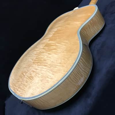 John D'Angelico  New Yorker 18" 1945 - Blonde Vintage Archtop Guitar image 9