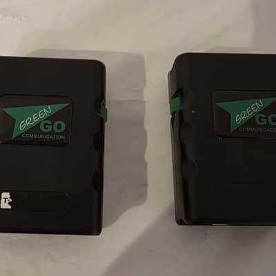 2x GREEN-GO GGO-WBPX DECT WIRELESS BELTPACK 4-channel 26-776 image 1